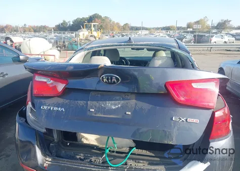 2015 Kia Optima Ex z USA, uszkodzony, nr VIN 5XXGN4A72FG490421